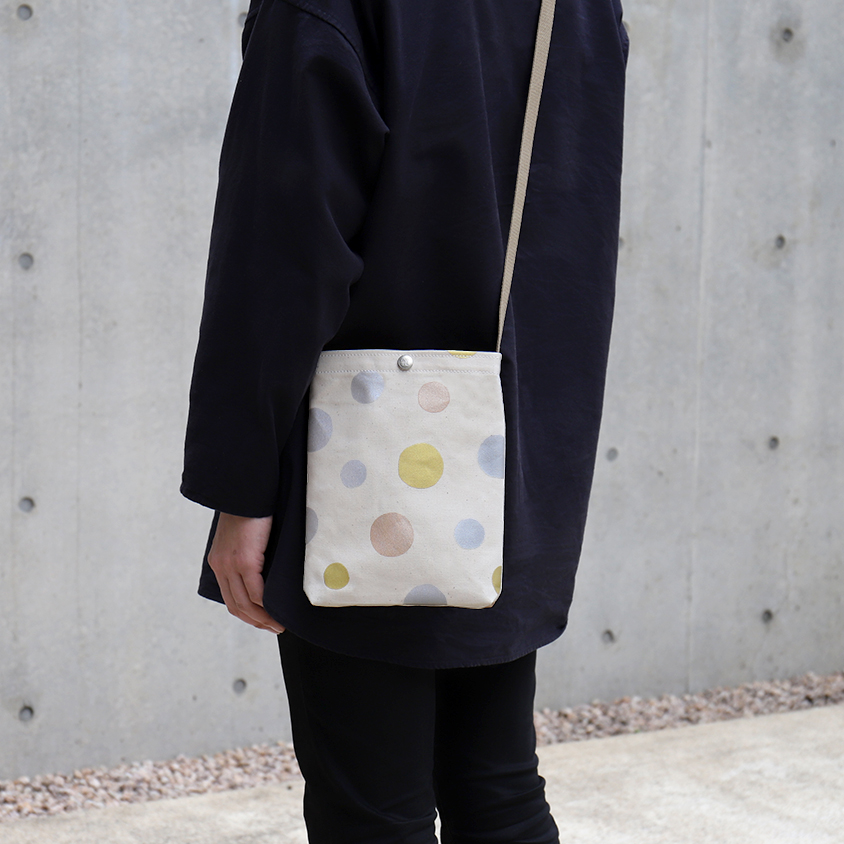 一澤信三郎帆布（京都）ドット柄トートバッグ 日と月 | 一澤信三郎帆布