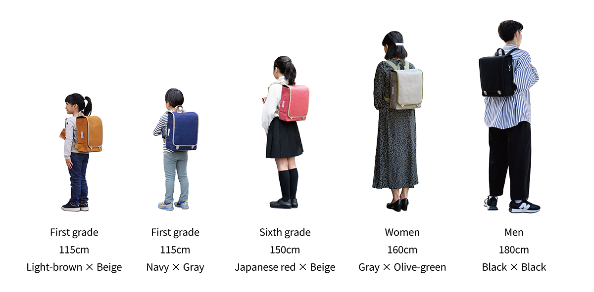 Canvas randoseru a ransel type backpack Japanese style school