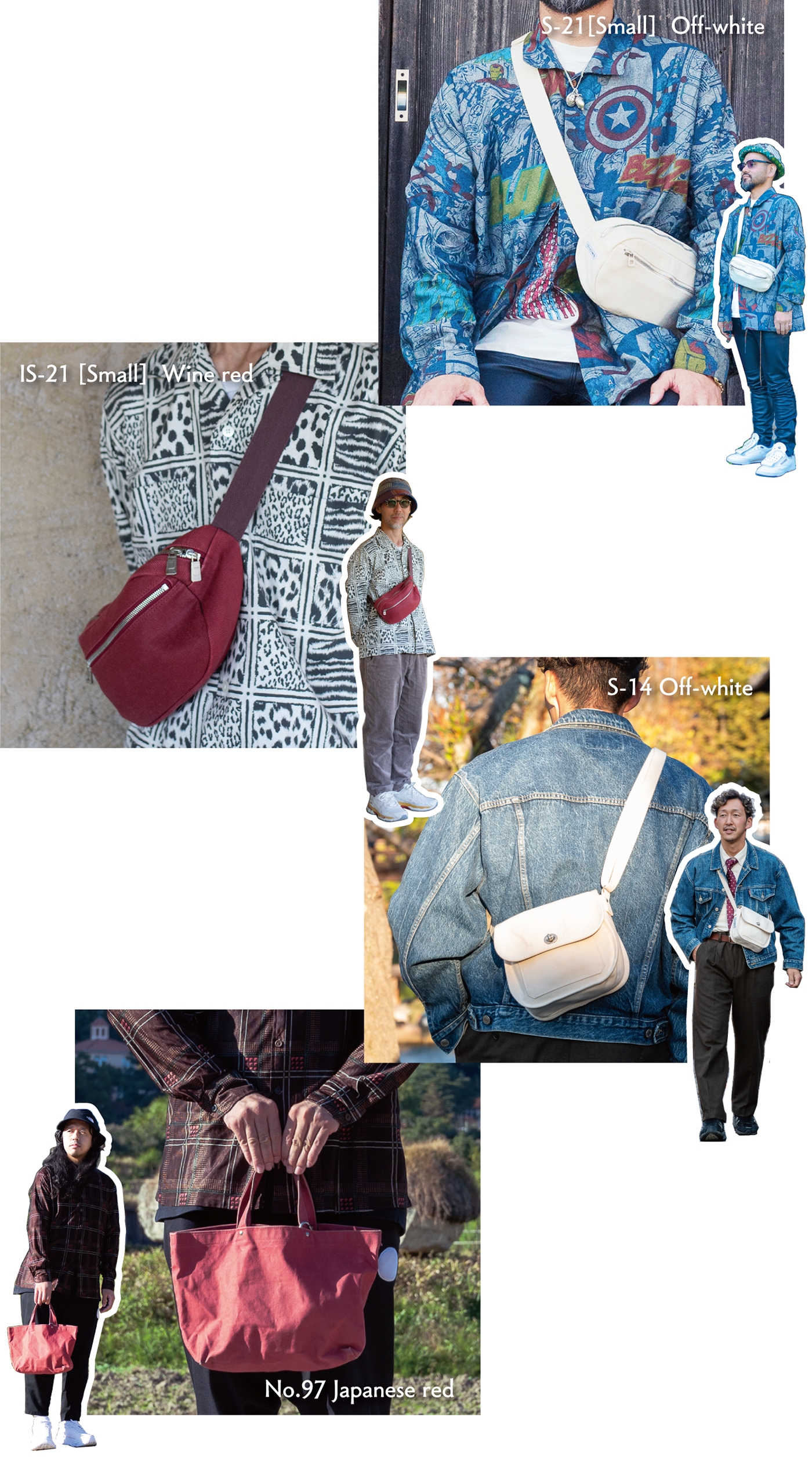 Our staff's favorite bags -In Hikone and Omihachiman areas