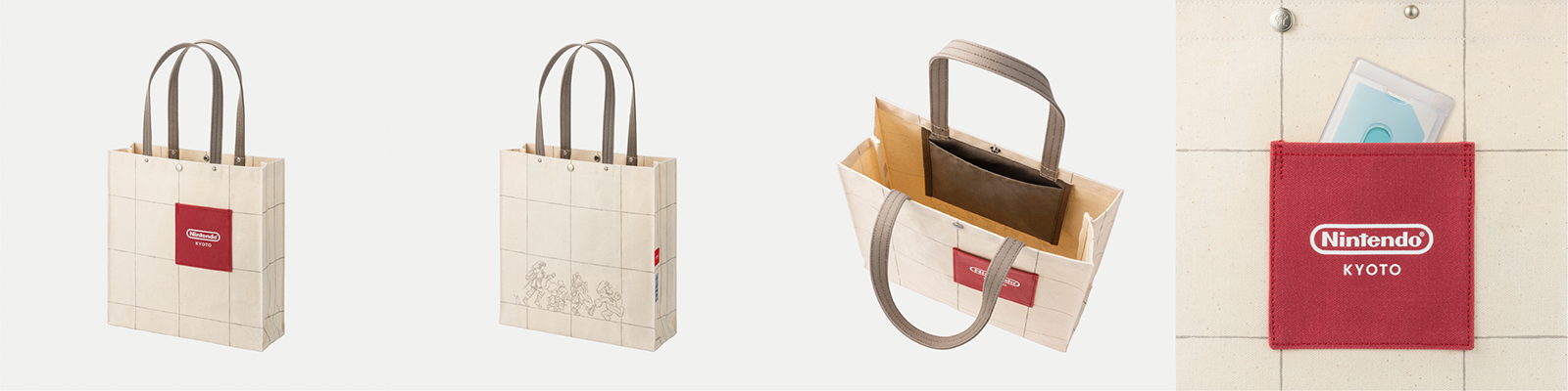 Nintendo KYOTO 帆布かばん The bag we made with Nintendo KYOTO | ICHIZAWA SHINZABURO HANPU