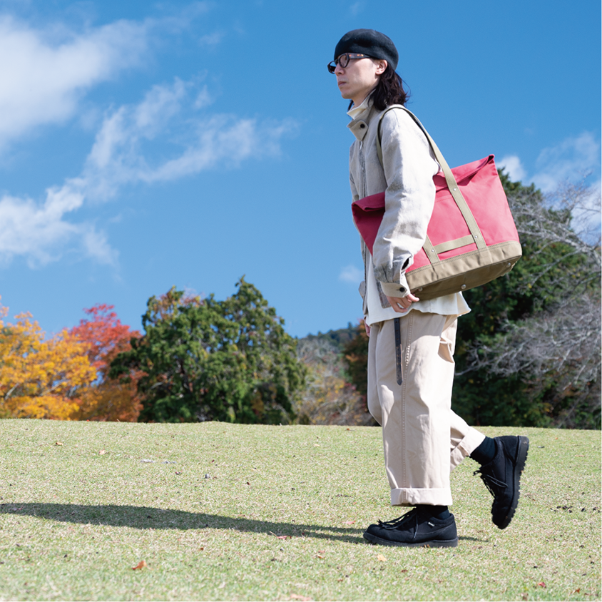 印象に残る優しい赤 | 一澤信三郎帆布