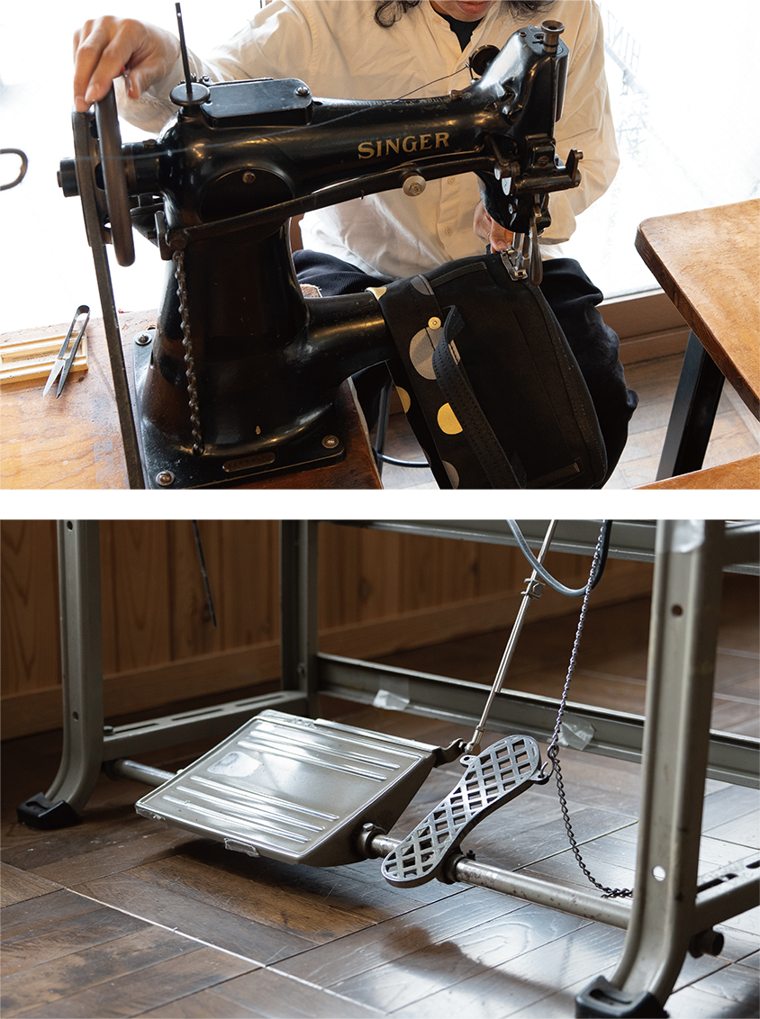 足踏みミシン | 一澤信三郎帆布
