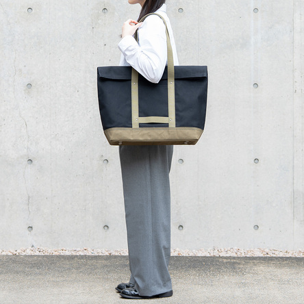 Black × Olive-green / model: 160 cm