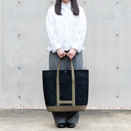 Black × Olive-green / model: 160 cm