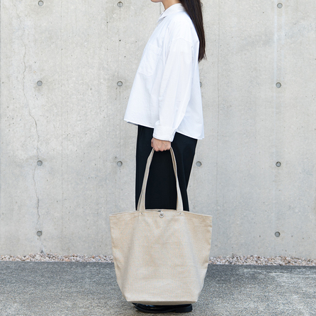 一澤信三郎帆布　一澤帆布　手提げ　生成り　サークル　バック　バケツ N-04 中 | 製品詳細 | 一澤信三郎帆布