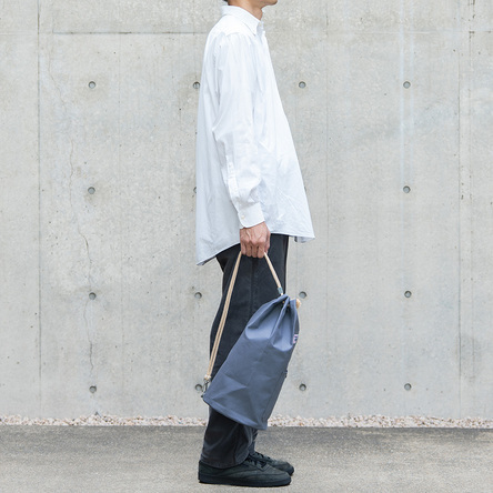 未使用　京都　一澤信三郎帆布　一澤帆布　巾着ショルダーバッグ　GRAY 信玄袋 83 | 製品詳細 | 一澤信三郎帆布