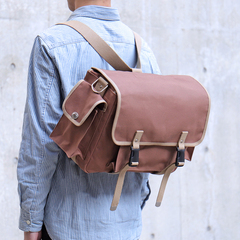 一澤帆布　ショルダーバッグ(リュックにもなる)　ベージュ色 一澤帆布 ショルダーバッグ(リュックにもなる) ベージュ色 S-05 大