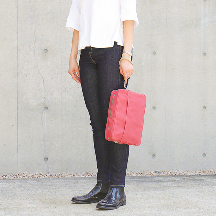Japanese red × Beige / model: 165 cm