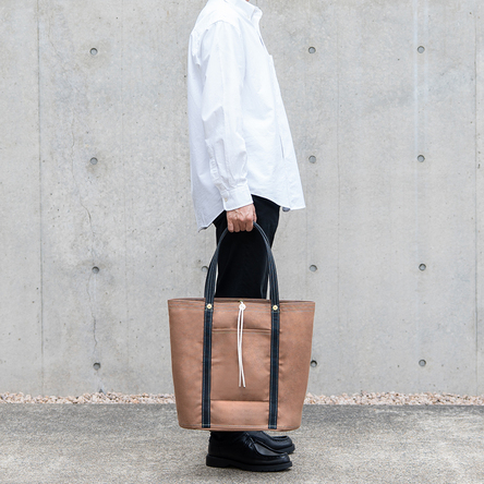 Dark-brown × Black / model: 175 cm