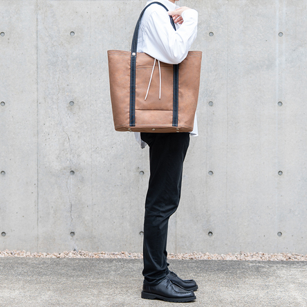 Dark-brown × Black / model: 175 cm