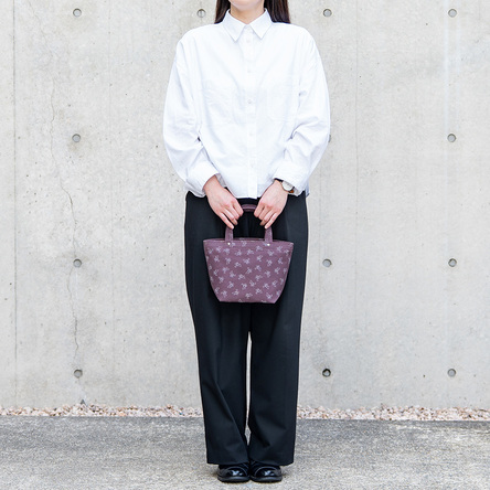 monogram × Purple / model: 160 cm