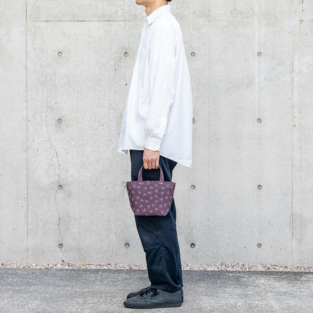 monogram × Purple / model: 180 cm